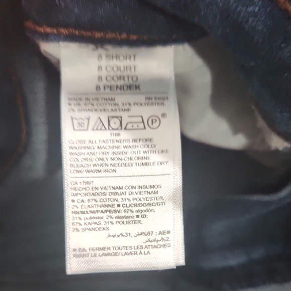 Old Navy Jeans Womens Size 8 Short Blue Pop Icon Skinny - Picture 12 of 16